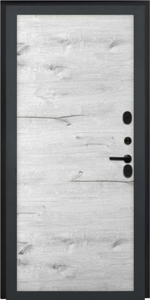 Входная дверь ДвериПРО Модель L-49 Без фрезеровки Дуб арктик горизонт DPRO201318 внутренняя сторона